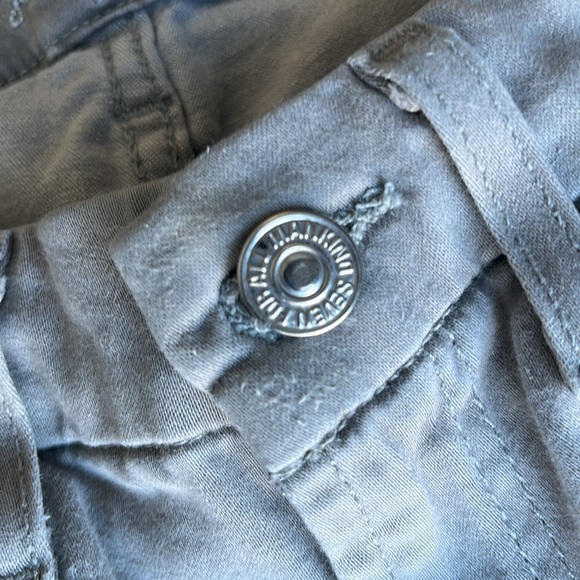 7 for All Mankind Grey Skinny Ankle Sz 27 - Picture 5 of 7